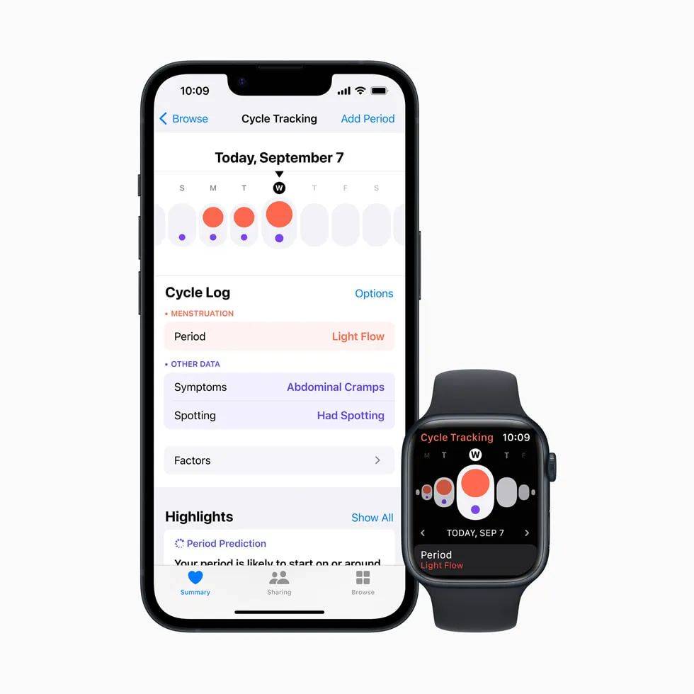 苹果ios14测试版功能:关爱女性健康，从戴上Apple Watch开始